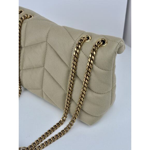 Saint Laurent Puffer Toy quilted Canvas Shoulder Bag - Picture 4 of 8